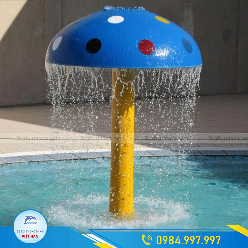 Cây nấm phun nước bể bơi