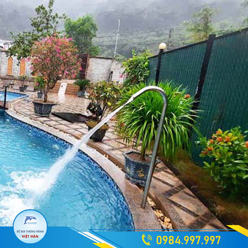 Vòi phun nước bể bơi dạng màn