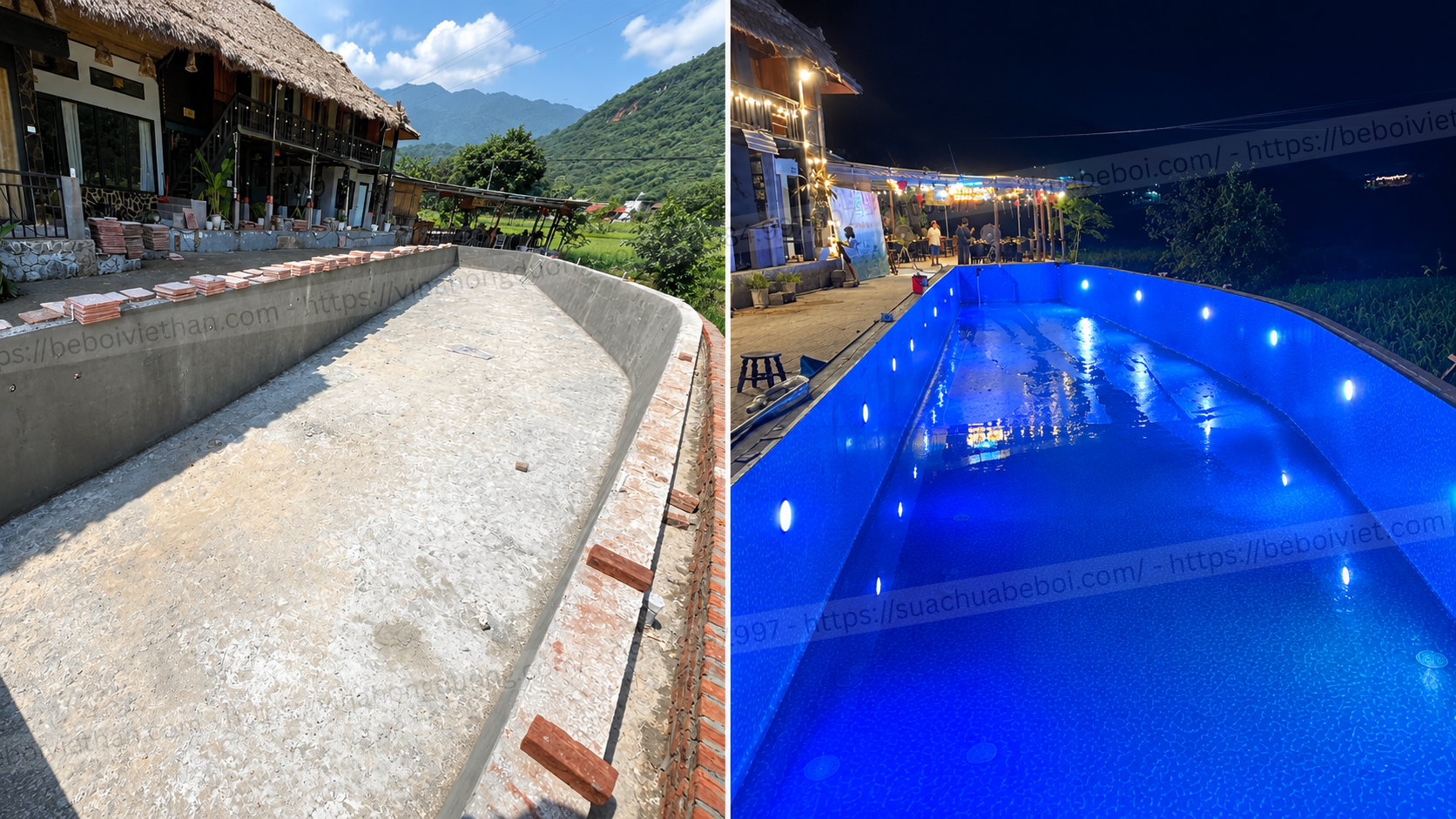 Bàn Giao Công Trình Bể Bơi Tại Bản Lác, Mai Châu