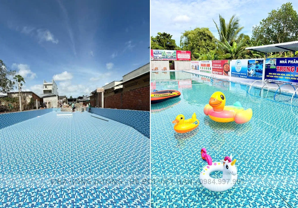 Bể xây lót bạt tại TP. Sóc Trăng