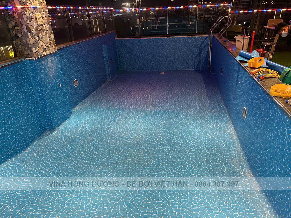 Sửa Chữa Bể Bơi Sử Dụng Sơn Epoxy Bị Bạc Màu, Bong Tróc - 224 Trưng Nữ Vương, Hải Châu, Đà Nẵng