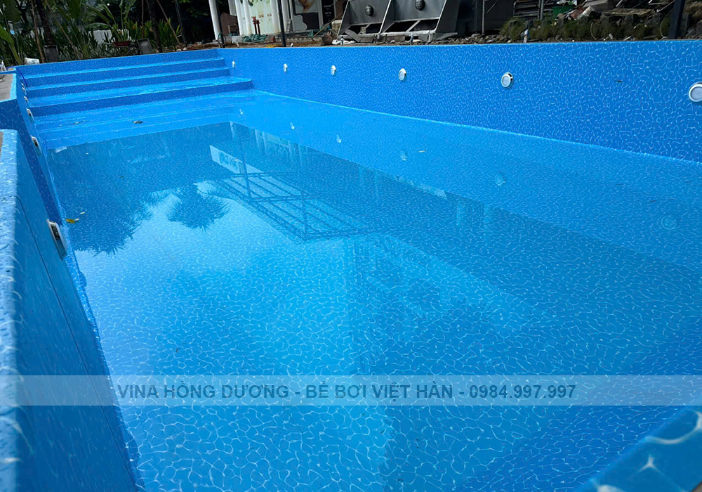 Thi công bể bơi tại khách sạn Sujet Beach Hotel - Sơn Trà, Đà Nẵng